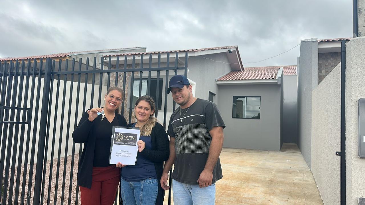 Fachada casa – Octa Construtora Ponta Grossa